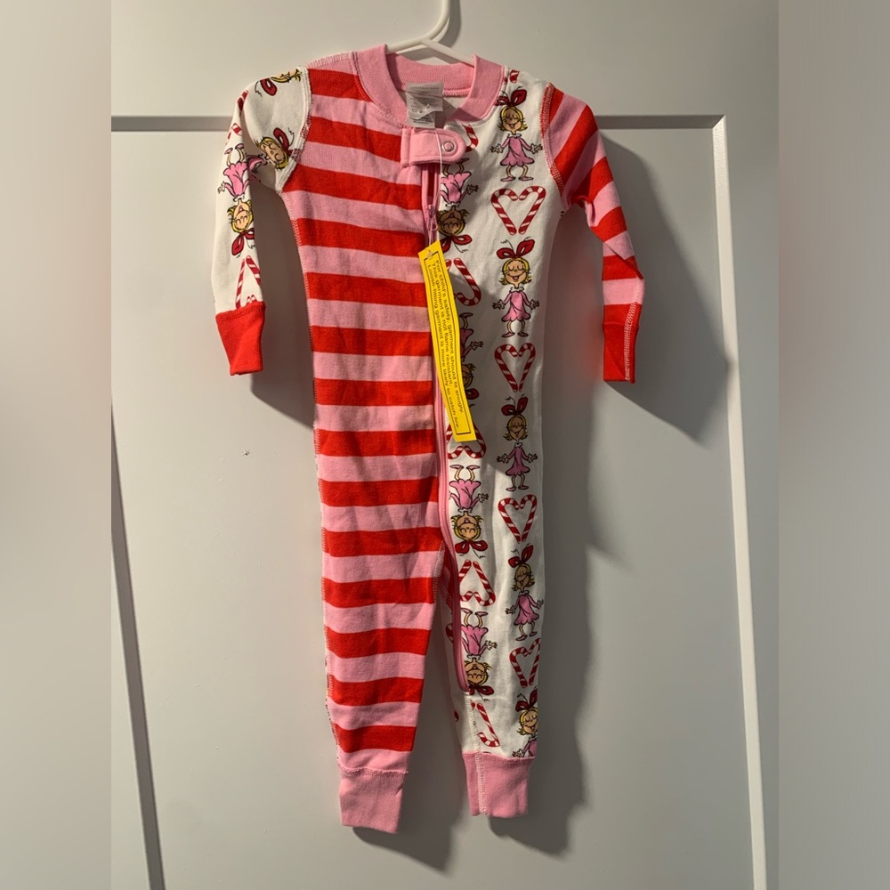 Hanna Anderson “the grinch” pajamas NWT